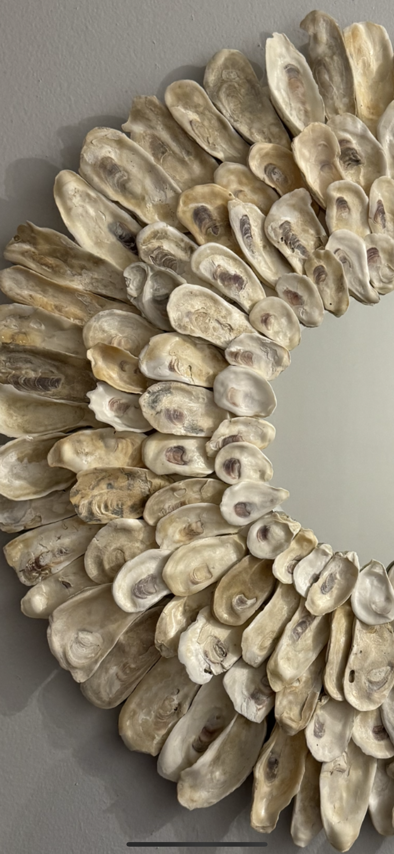 Handmade Oyster Mirror